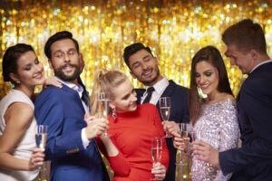 Good,Friends,Dressed,In,Elegant,Clothes