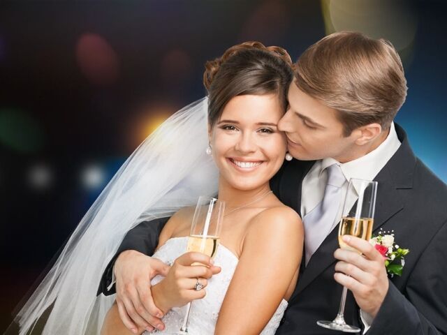 Wedding,,Bride,,Couple.